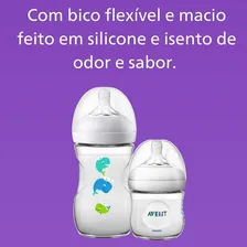 Kit 2 Mamadeiras Petala 125/260ml Baleia Philips Avent Foto mini 4