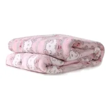 Kit 2 Manta Cobertor Microfibra Infantil Bebê Estampada Cor Menina Foto mini 4