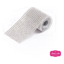 Kit 2 Manta De Strass Termocolante Prata E Dourada 5cm X 45cm Alto Brilho Decoração Artesanato Foto mini 3