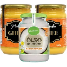 Kit 2 Manteiga Ghee 500ml+ 1 Oleo Coco Extra Virgem 500ml Foto mini 1