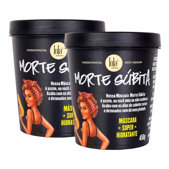 Kit 2 Máscara Tratamento Lola Morte Súbita 450g Foto 1
