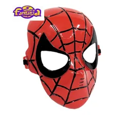 Kit 2 Máscaras Plástico Vingadores Homem Aranha + Batman Cor Vermelho/Preto Foto mini  2