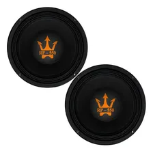 Kit 2 Médio Falante Magnum 550 Rms 8 Pol Rex Power Forte Cor Preto Foto mini 1