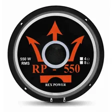 Kit 2 Médio Falante Magnum 550 Rms 8 Pol Rex Power Forte Cor Preto Foto mini 2