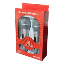 Kit 2 Microfones Dinâmico Profissional C/ Fio Foto mini 2