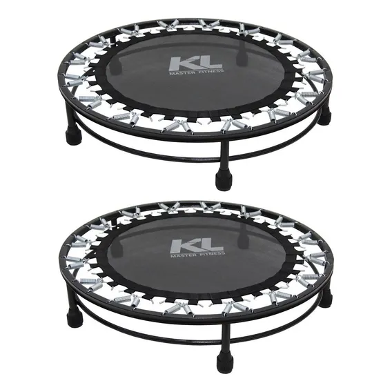Kit 2 Mini Cama Elastica Jump Profissional 150 Kg + Dvd Foto 1