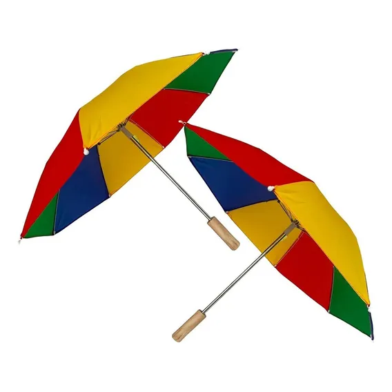 Kit 2 Mini Guarda Chuva De Frevo Sombrinha Festa Carnaval Foto 1