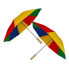Kit 2 Mini Guarda Chuva De Frevo Sombrinha Festa Carnaval Foto  mini 1