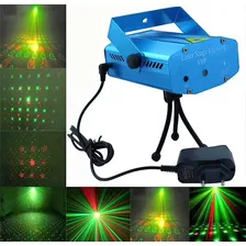 Kit 2 Mini Laser Led Projetor Raio Holográfico Festa Balada Foto mini  3