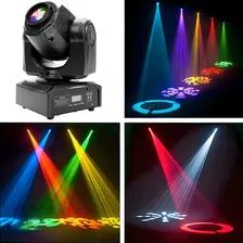 Kit 2 Mini Moving Head Spot 30w 8 Cores 8 Desenhos Dj Festas 110V/220V Foto mini 4