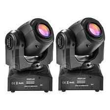 Kit 2 Mini Moving Head Spot 30w 8 Cores 8 Desenhos Dj Festas 127/220V Foto  mini 1