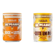 Kit 2 Mini Pasta De Amendoim 250g - Dr. Peanut Doce De Leite + Leite Em P贸 Foto mini 1