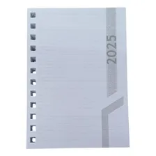 Kit 2 Miolos De Agenda Compacta Para Encadernação Artesanal Ano 2025 Capa MIOLO - Sem Capa Foto  mini 1