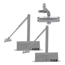 Kit 2 Mola Aérea Hidráulica Porta 60kg Prata - 206000 Belfix Foto mini 1