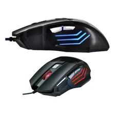 Kit 2 Mouse Para Jogo Gamer Usb Preto 3200 Dpi 7 Botoes Rgb Foto mini 1