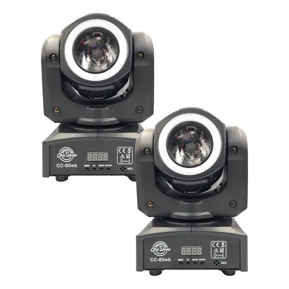 Kit 2 Moving Beam Led 60w 2in1 Beam Effect Color Beam Led 6 110v/220v Foto 1