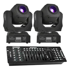 Kit 2 Moving Head Spot Led 60w Cor/ Desenhos + Mesa Dmx 192c Foto  mini 1
