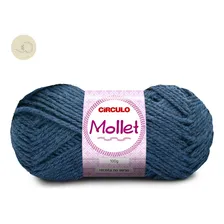 Kit 2 Novelos Lã Mollet 100g - Círculo Para Croche Trico Cor 2423 - Mergulho Foto mini 1
