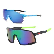Kit 2 Óculos Ciclismo Bike Esportivo Lentes Espelhadas Uv400 Foto mini 1