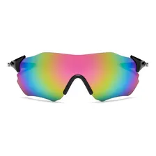 Kit 2 Óculos Corrida Ciclismo Espelhado Uv + Lentes Noturnas Lente Laranja Foto mini  2