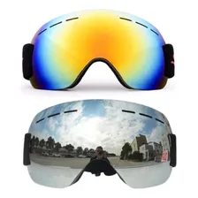 Kit 2 Óculos Esqui Snowboard Utv Jetski Neve Proteção Uv400 Foto mini 1
