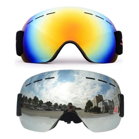 Kit 2 Óculos Esqui Snowboard Utv Jetski Neve Proteção Uv400 Foto 1