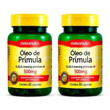 Kit 2 Óleo De PrÃmula 60 Capsulas 500mg Maxinutri Foto mini 1