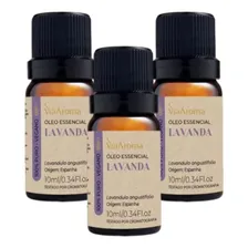 Kit 2 Oleo Essencial Lavanda Aromaterapia Via Aroma 10ml Foto mini 3