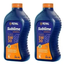 Kit 2 Óleos Royal Sublime 5w30 Sintético Sn-rc 1 Litro Foto mini 2