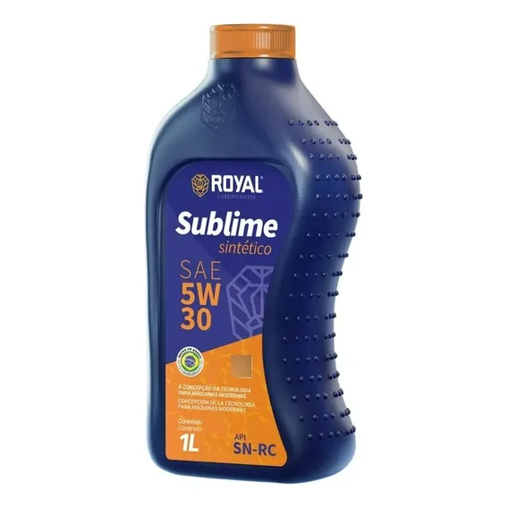 Kit 2 Óleos Royal Sublime 5w30 Sintético Sn-rc 1 Litro Foto 1