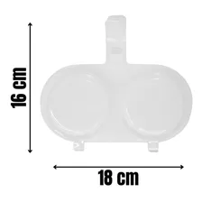Kit 2 Omeleteira Para Microondas Frita Ovo Sem Óleo Pratico Foto mini 3