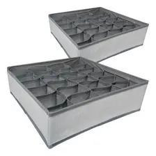 Kit 2 Organizador Calcinhas Meias Cuecas Gravatas 10x32x32cm Cor Modelo 2 Foto  mini 1