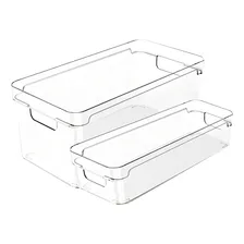 Kit 2 Organizadores Multiuso De Geladeira Porta Latinhas Ou Foto  mini 1