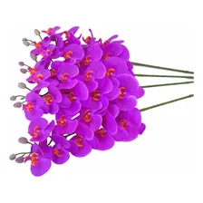 Kit 2 OrquÃdeas Pink Em Silicone Toque Real Foto mini 2