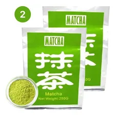 Kit 2 Pacotes Do AutĂȘntico ChĂĄ Verde Matcha SolĂșvel 250g Foto mini 1