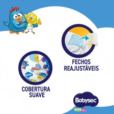 Kit 2 Pacotes Fraldas Galinha Pintadinha Xg Ultrasec Babysec Foto mini  3
