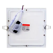 Kit 2 Painel Plafon Led 18w Quadrado Embutir Luminária 6500k Estrutura Branco-frio 110v/220v Foto mini 2