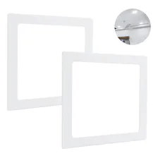 Kit 2 Painel Plafon Led Embutir 25w Quadrado Slim Frio Foto  mini 1