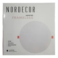 Kit 2 Painel Plafon Led Frameless Embutir/sobrepor 32w 3000k Foto mini 2