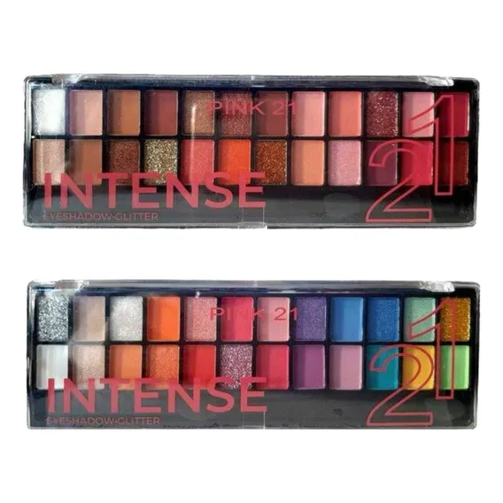 Kit 2 Paletas Estojo 24 Sombras Foscas Nudes Atacado Cor 2 Paletas De Sombras Foto 1