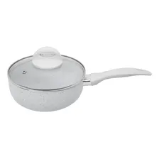Kit 2 Panela Cerâmica Antiaderente Ibiza Vanilla Branca 18cm Foto mini 2