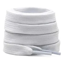 Kit 2 Par Cadarço Flat Para Tenis Air Force 1 Branco - 120cm Foto  mini 1