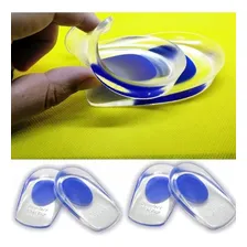 Kit 2 Pares Calcanheira Para Fascite Plantar Esporão Cor Azul Tamanho Da Calcanheira 11cm X 7cm X 2cm Foto mini  3