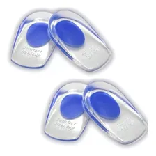 Kit 2 Pares Calcanheira Para Fascite Plantar Esporão Cor Azul Tamanho Da Calcanheira 11cm X 7cm X 2cm Foto  mini 1