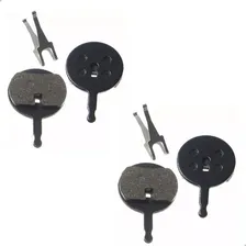 Kit 2 Pares Jogo Pastilhas De Freio A Disco Rotor Mecânico Hidráulico Redondo Bike Bicicleta Moto Pedal Pulse Semi Metálico CompatĂvel Shimano Absolute Elixir Gts Saiguan Galo Shunfeng Honda Yamaha Foto mini 1