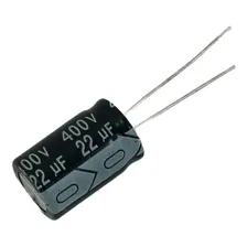 Kit 2 Pçs Capacitor Eletrolitico 22x400v - 22uf X 400v 105 Foto mini 2