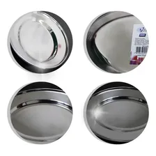 Kit 2 Peças Bandeja Travessa Aço Inox 20cm Oval Para Servir Foto mini  3