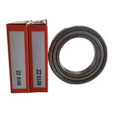 Kit 2 Peças Rolamento Rígido De Esfera 6010 Zz 50x80x16 Foto mini 2