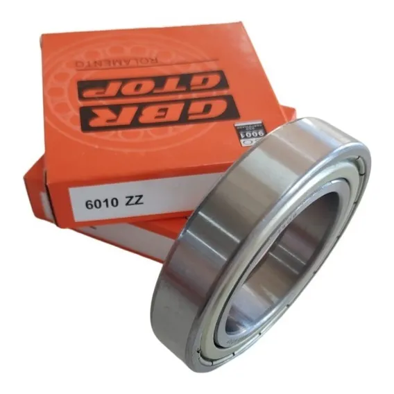Kit 2 Peças Rolamento Rígido De Esfera 6010 Zz 50x80x16 Foto 1