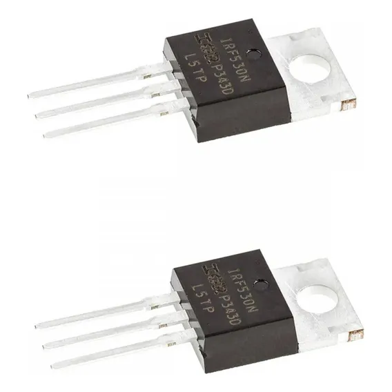 Kit 2 Peças Transistor Mosfet Canal-n 100v 17a Irf530n Foto 1